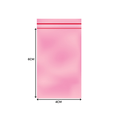 Gripzak 40x60mm met roze tint, 90 micron