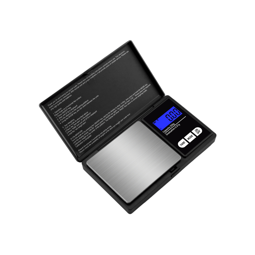 Digitale precisieweegschaal met slank design, bereik 0,01G tot 200G