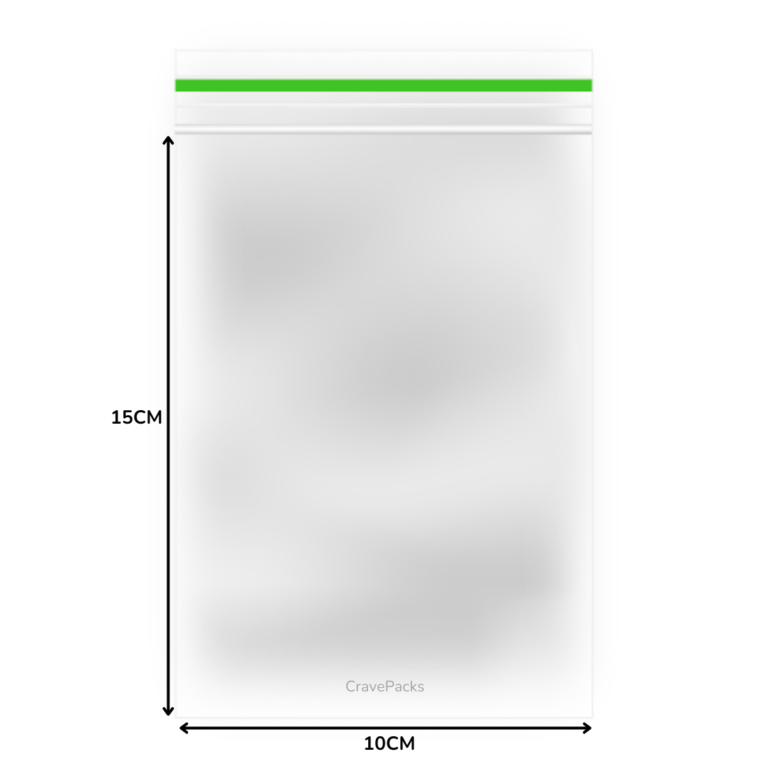 Transparante gripzak 100x150mm, 90 micron