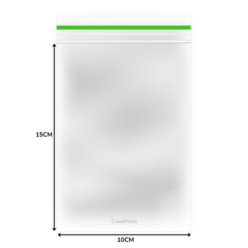 Transparante gripzak 100x150mm, 90 micron