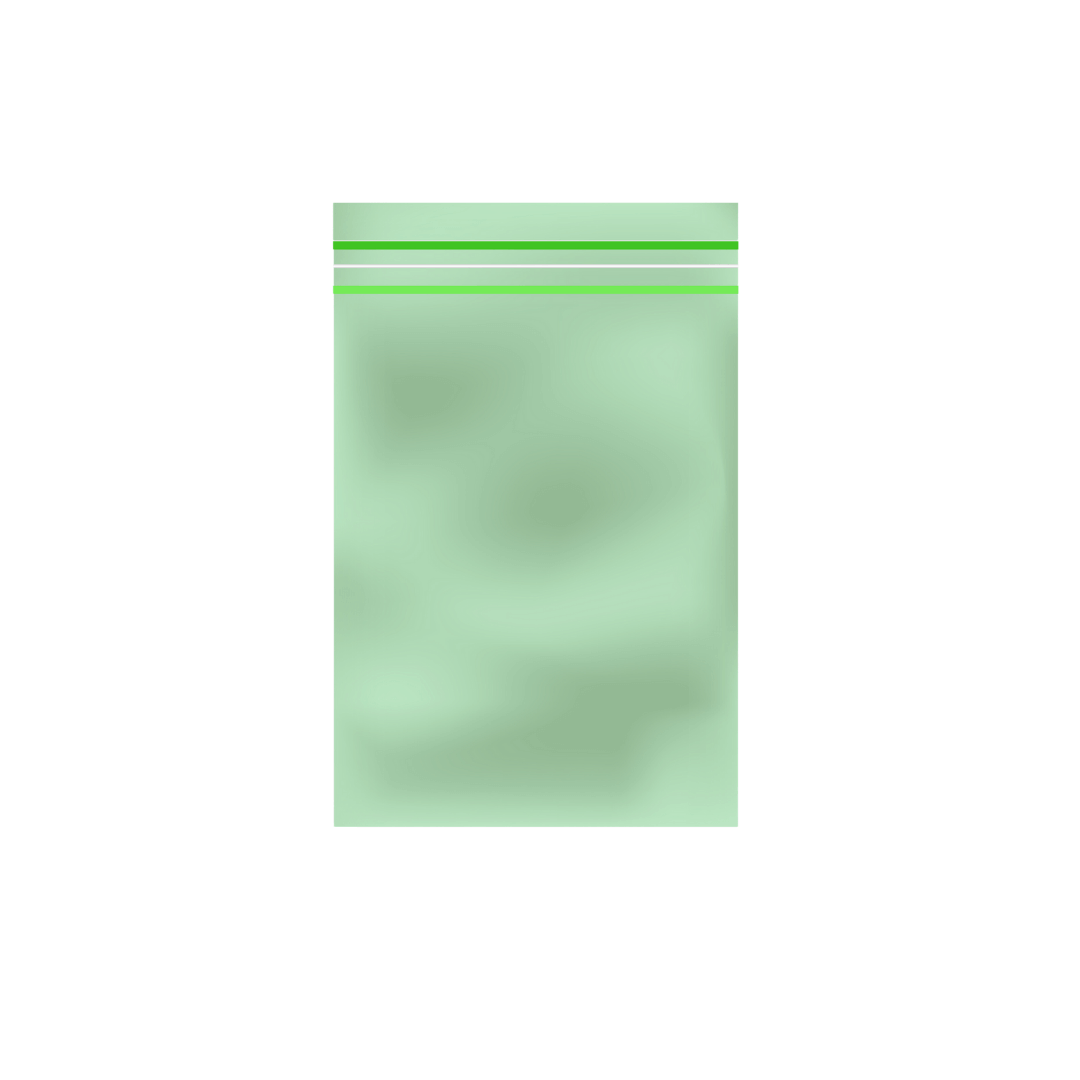 Gripzak 40x40mm met groene tint, 90 micron