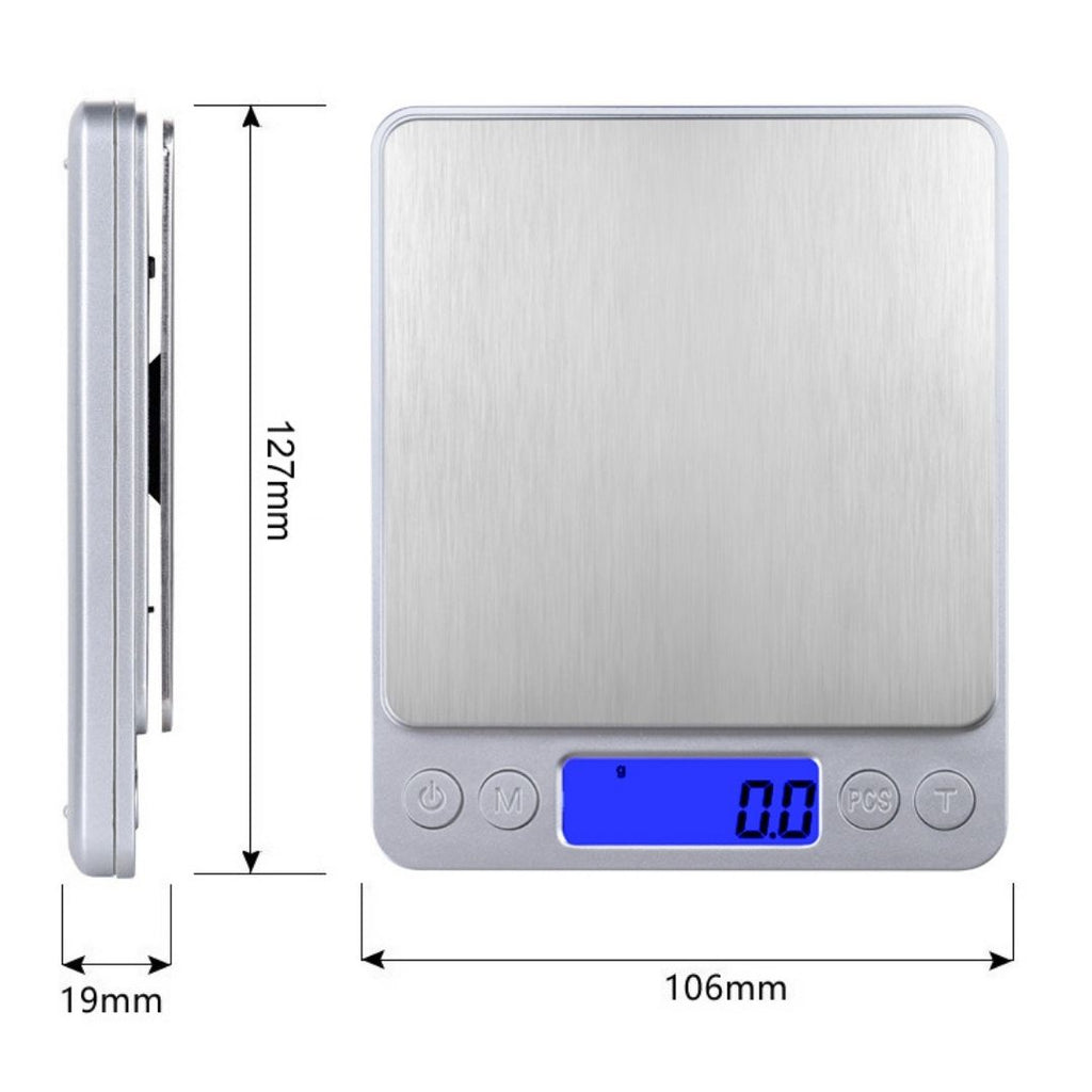 Digitale precisieweegschaal, bereik 0,01G tot 500G