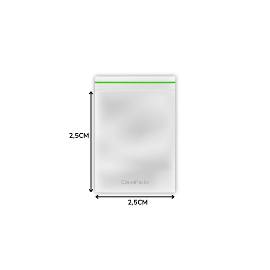 Gripzak 25x25mm met een dikte van 60 micron